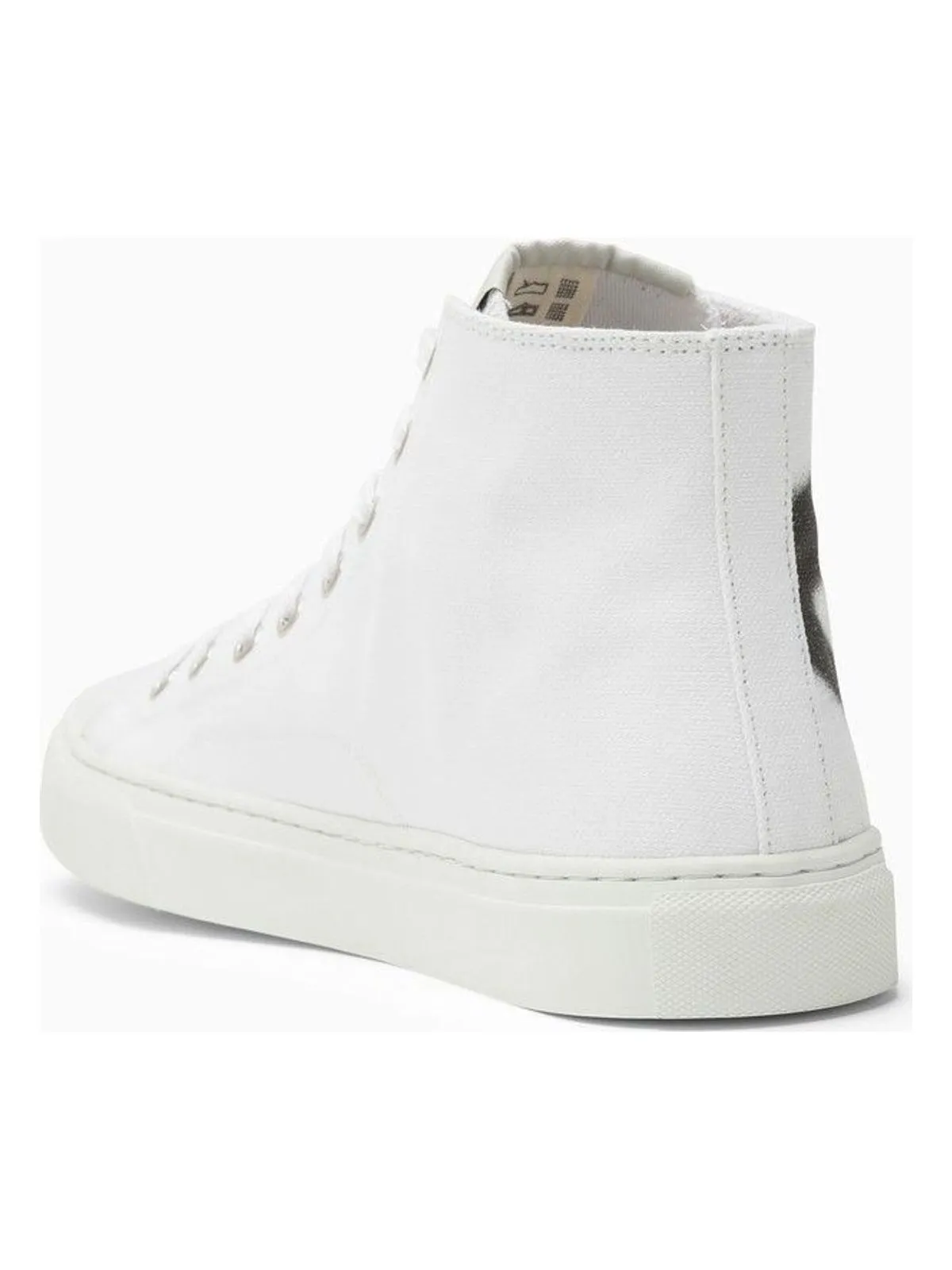 BLACK/WHITE COTTON CANVAS TRAINER
