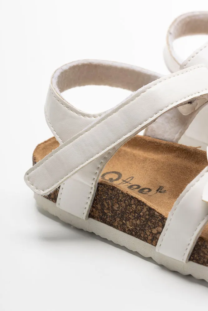 Daisy Sandal White