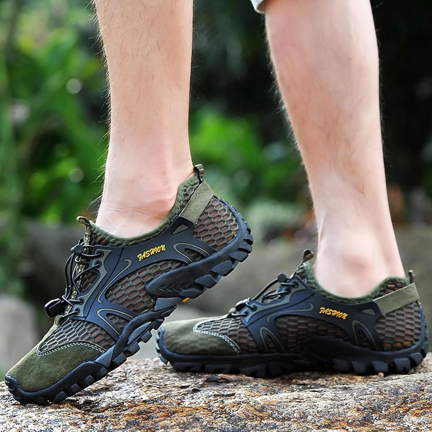 Water Shoes for Women Men Quick-Dry Non-Slip, Climbing Sneakers Hiking Barefoot Water Shoes, for Outdoor Sports Travel Trekking Walking