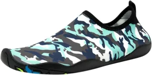 Water Shoes Men Closed Toe Non Slip Water Shoes for Hiking Women Extra Wide Water Shoes Jogging Quick Dry Pool Sports Sneaker for Beach Swim Surf Water Sport