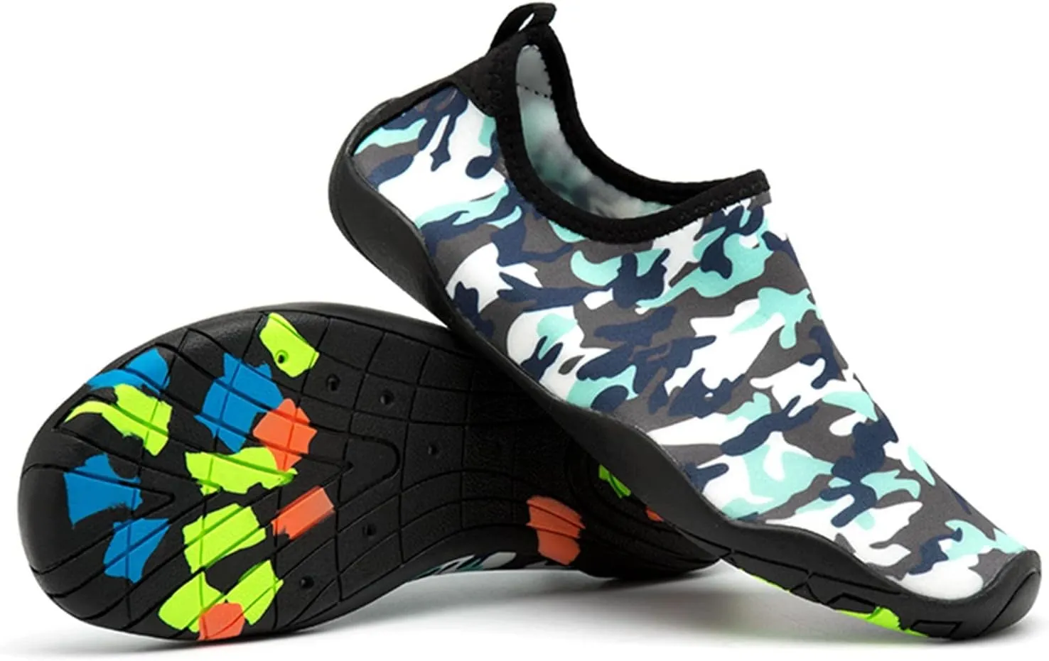 Water Shoes Men Closed Toe Non Slip Water Shoes for Hiking Women Extra Wide Water Shoes Jogging Quick Dry Pool Sports Sneaker for Beach Swim Surf Water Sport